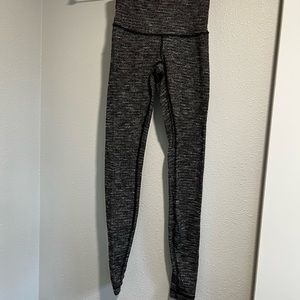 Lululemon High Rise Wunder Under Coco pique